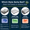 Serta Orthopedic Cuddler Dog Bed for Pets – Chocolate Brown