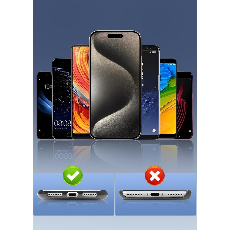 ZXZone Metal Phone Tether Tab, Anti-Scratch, Metal Phone Patch, Universal