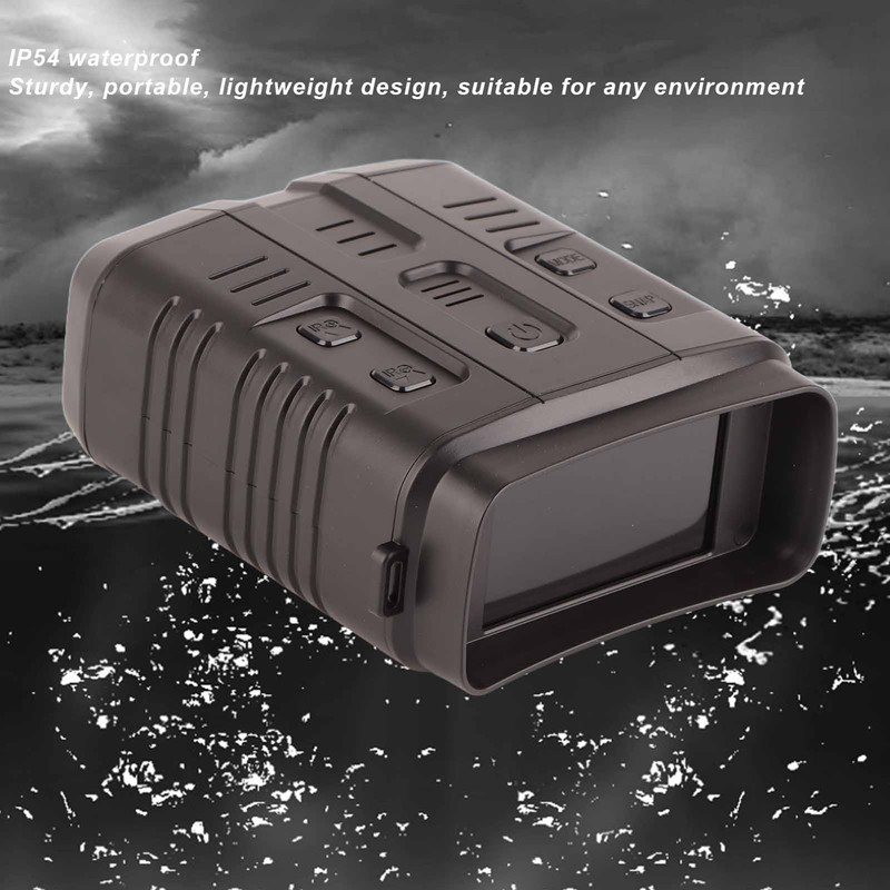 Night Vision Binoculars 5X Zoom 3in Screen IP54 Waterproof Light