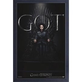 Unbranded GAME OF THRONES MISSANDEI 13x19 FRAMED GELCOAT POSTER HBO TV FINAL SEASON 8 NEW!