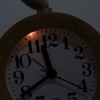 Beech Wooden Mute Silent Alarm Clock No Ticking for Home