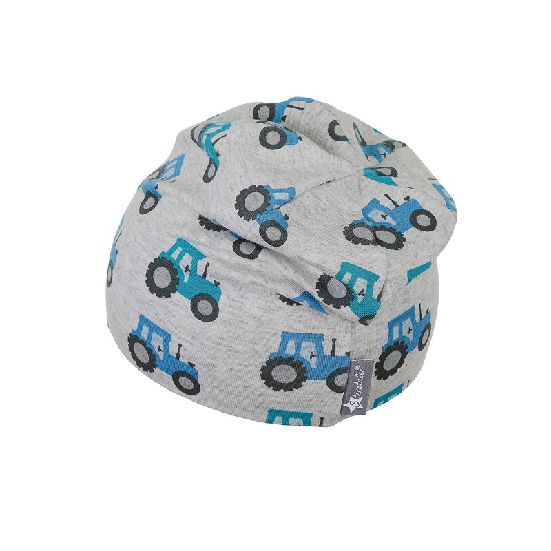 Sterntaler Baby Boys' Slouch Beanie Hat, Grey (Silver 513), 45,