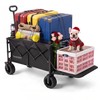 Collapsible Wagon Cart, 330 lbs Capacity, Heavy‑Duty Foldable Utility Wagon
