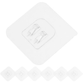 OSALADI 20pcs Hooks Sticker Wall Hanger Bedroom Hook Towel Storage Hook Wall Hook Key Hook Key Holder for Wall Adhesive Wall Towel Hangers Adhesive Hook Garage Hook No Punching Towel Hook