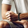 Tienyuu Men’s Double-Row Braided Leather Bracelet with Stainless Steel Ornaments