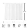 YISURE Extra Wide Shower Curtain Liner 240x200cm, PEVA Shower Curtain