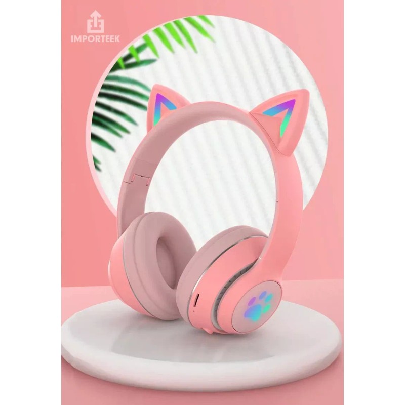 Importeek Audifonos Inalambricos Bluetooth Led Manos Libres Diadema Hd