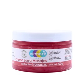 Vemare Cosmetics Crema Para Masajes Reductiva de Toronja Reafirma e Hidrata 100g
