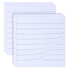 Mini Skater 2 Pack Sticky Notes with Line 7.5x7.5cm Self-Stick