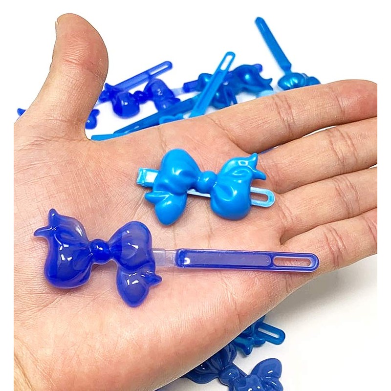 Tara Girls Self Hinge Bow Hair Barrettes 18 Pieces Selection
