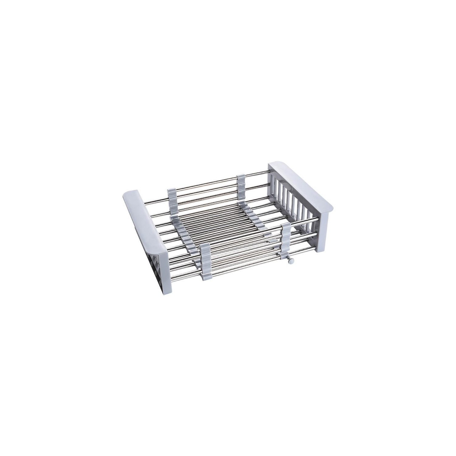 Stainless Steel Hanging Dish Rack, 1 Count Adjustable Multi-function ...