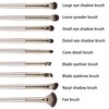 Eupneicu Lidschatten Make-Up Pinsel [9 Stück], Make Up Pinsel Set,