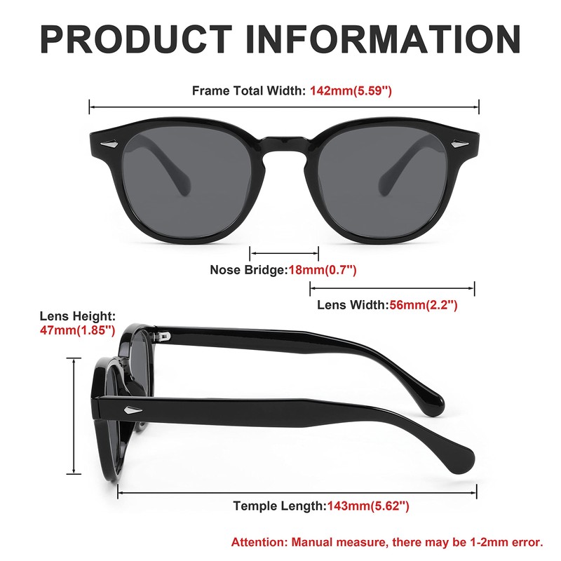 FEISEDY B2350 Women's Men's Sunglasses, Wellington Shape, Square, Retro, UV400,