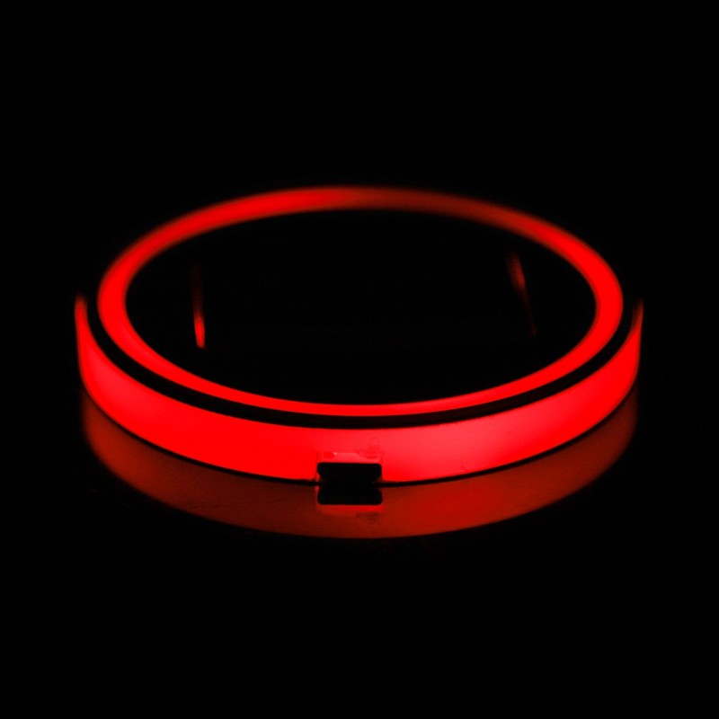 2pcs Solar LED Cup Pad Holder RGB 7 Colors Lights