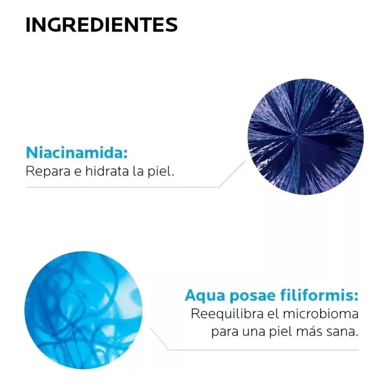 Roche Posay 2pcs Iso Biome Effaclar Crema Hidratante40ml Todo Tipo