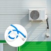 sourcing map Universal Air Conditioner Drain Hose 18mm ID 5.3ft