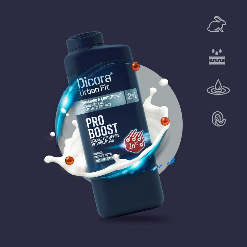 Dicora Uf Champu Men Care Fortificante 2En1 365 ml