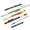 Lopenle 12 Pieces 2.0mm Mechanical Pencils bowknot Pencils Spots Pencils
