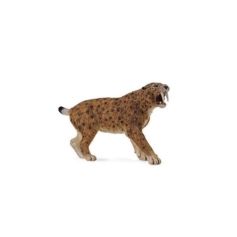 Collecta 88715 Smilodon Dinosaurier Spielzeug, braun, S