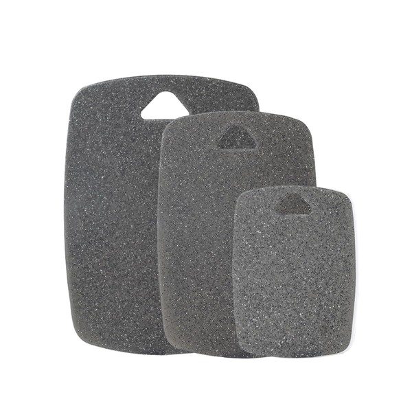 AKINOYAMA Plastic Chopping Board Set of 3, Chopping Boards for