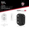Safetech Hardware TopKlik Self Closing Gate Hinges | Self-Aligning Heavy