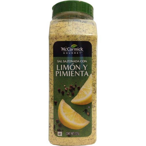 Mccormick Gourmet Sal Sazonada Con Limón Y Pimienta - 737 G