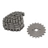 428 19T 17mm Sprocket with 428 60 Links Chain Steel