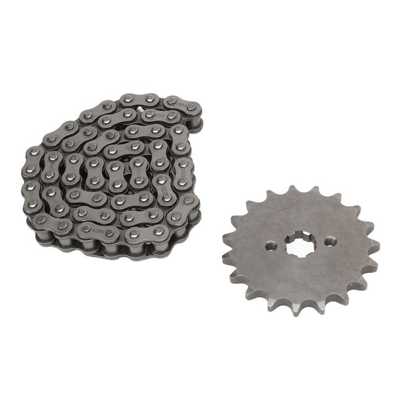 428 19T 17mm Sprocket with 428 60 Links Chain Steel