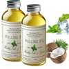 Coconut Oil Pulling for Teeth Whitening-Cocofresha Powerful Organic Coconut Peppermint