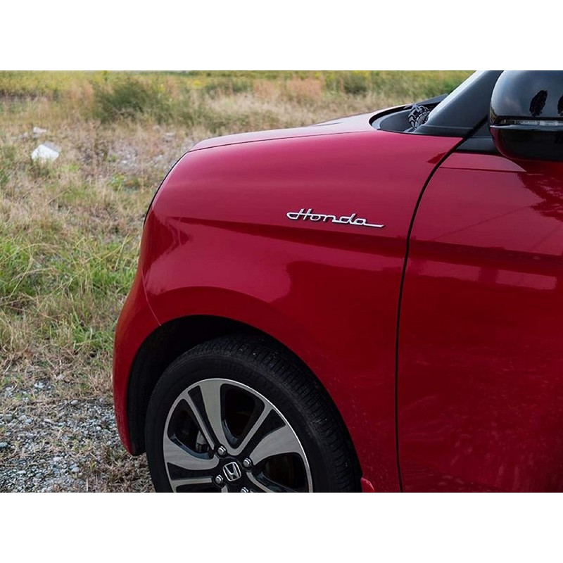 Chaojibao 1pc Honda Classic Emblem Plated Cursive 215mm*23mm (Black)