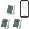 YoLink Indoor Hygrometer Thermometer, 3 Pack, YS8023 with Comfort Level