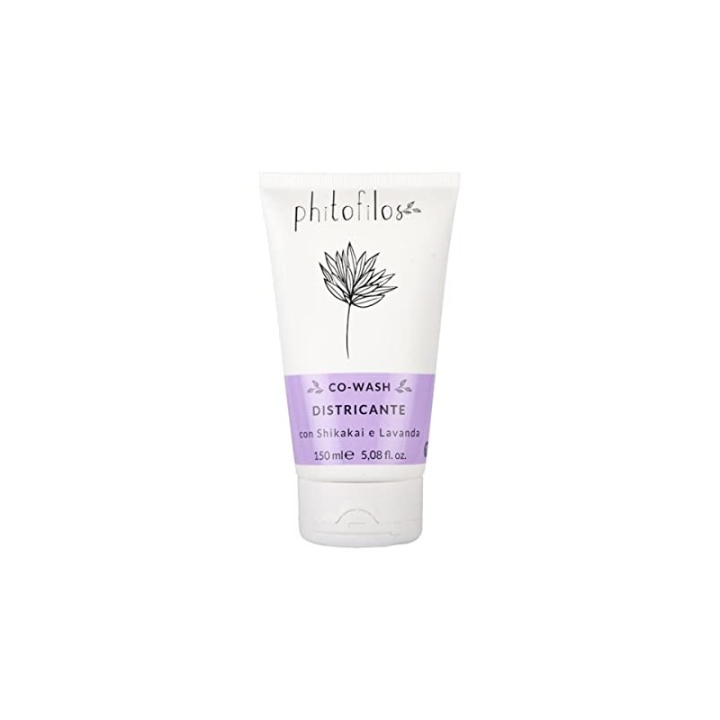 Phitofilos Co-Wash Detangling with Shikakai and Organic Lavender, Cleaning Conditioner: