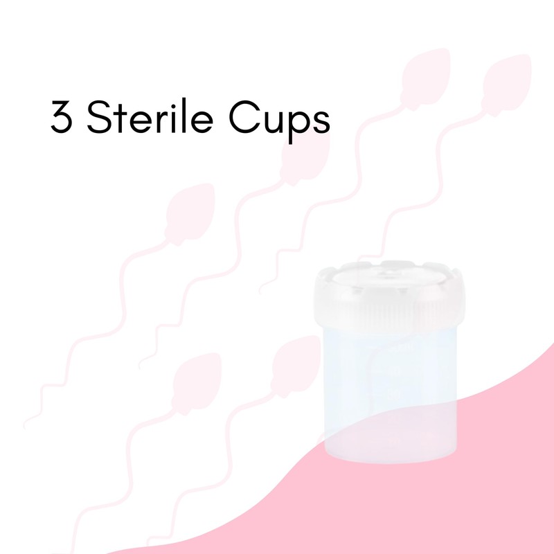 At-Home Inseminmation Kit, 3 liquid dispensers, 3 specimen cups, Liquid