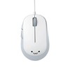Elecom M-Y9UBXWH Wired Mouse, Medium Size, 5 Buttons (with Back