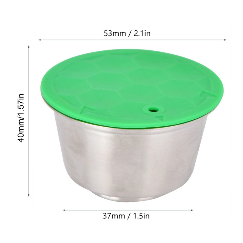 Reusable Stainless Steel Refillable Coffee Pod Compatible for Dolce Gusto
