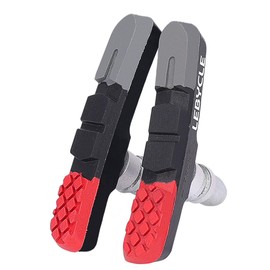 HOUSON V-Brake Pads for Mountain Bikes - Universal Rubber Brake Pads with Rain Grooves | Quiet & Powerful Braking Power | For 26"-29"