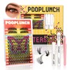 Lashes map for Clusters Kit Fluffy Dramatic Eyelashes Extension Kit