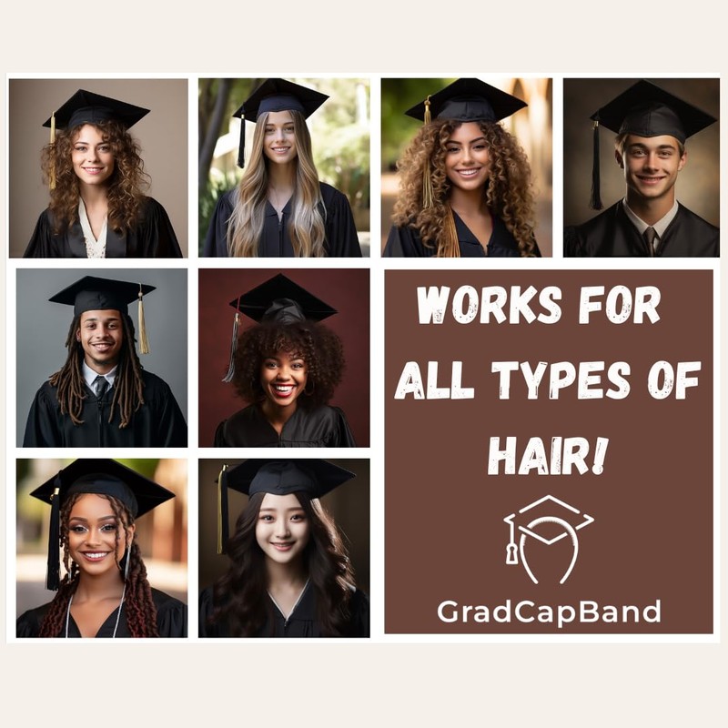 The Original GradCapBand – Secure Your Grad Cap on Natural