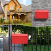 KYODOLED Wall-Mount Mailbox, Large Capacity Mail Box, Galvanized Steel Rust-Proof