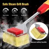 Grill Brush Bristle Free, Replaceable Outdoor BBQ Cleaning Head (No