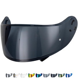 Everalo Compatible with Shoei Neotec 2 Visor - Cns 3 - Pinlock Ready Helmet Visor - Anti-Scratch and Anti-Fog (Black 70%)