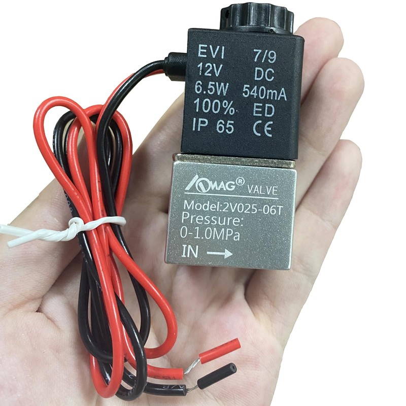 Solenoid Valve DC 12V for Air CO2 Compressor 1/8 Inch