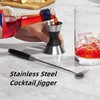 Drink Jigger, Stainless Steel Cocktail Jigger Scale Measuring for Bar