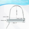 PATIKIL Shaft Locking Pin W Ear 3/8x2x1.65(D*L*IW), 4 Pcs Safety
