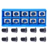 Indexable Carbide Insert Knife 14.3x14.3x2.0mm-50° 2-Edge Replacement Cutter for Cutech