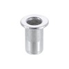 uxcell #8-32 Rivet Nuts Aluminium Alloy Knurled Flat Head Threaded
