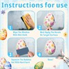 Easter Window Decoration Clings Double-Sided Cute Bunny Decals Home Indoor