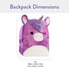 Squishmallows Kindergartenrucksack Mädchen, Lola The Unicorn Schulrucksack, Süßer Mädchen Rucksack,