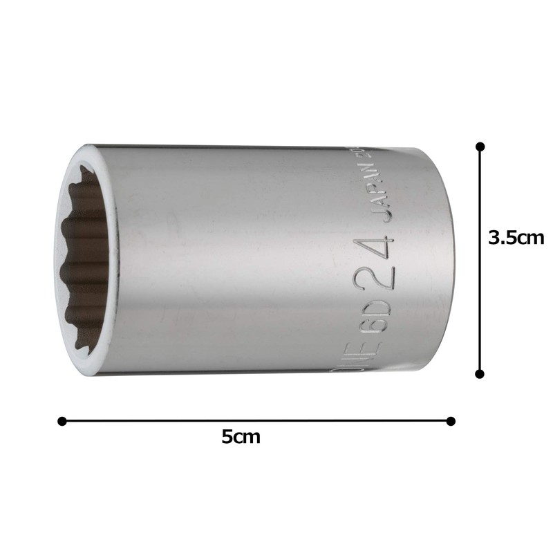 Tone Socket (12 Angles) 6D-24 Insertion Angle 0.7 inch (19.0