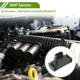 A ABSOPRO Manifold Absolute Pressure MAP Sensor for Buick Century 1982-2002 No.16070629/12219935/28182633 1 Pc